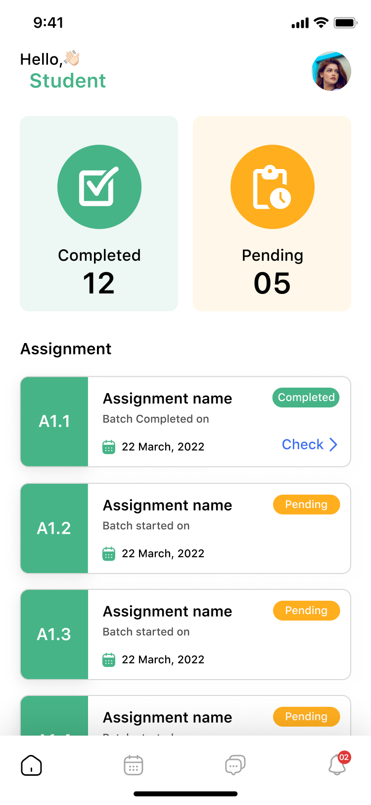 MioClass app screen