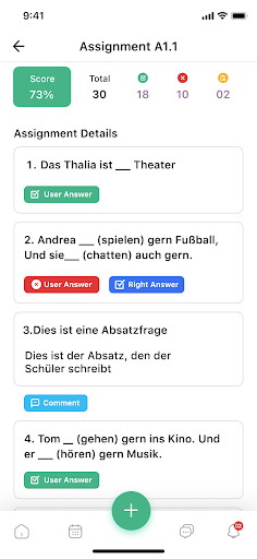 MioClass app screen