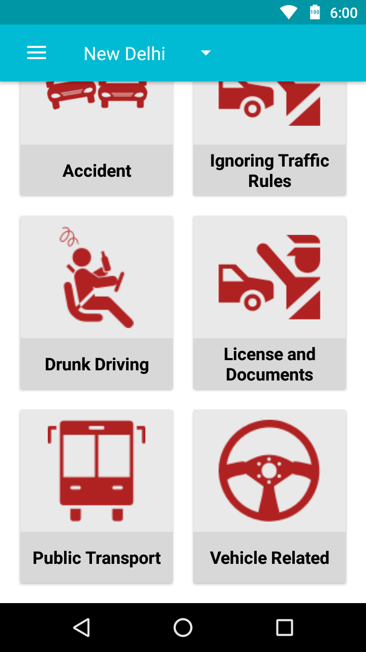 The rest of the offence categories, including public transport and vehicle related